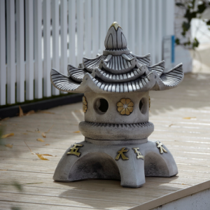 Japanese Triple Top Pagoda Lantern