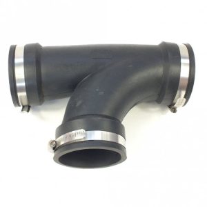 T'Piece Connector Flexible Rubber Boot (with clips)