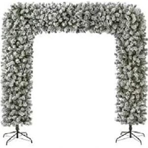 Everlands Snowy Deco Arch 240cm