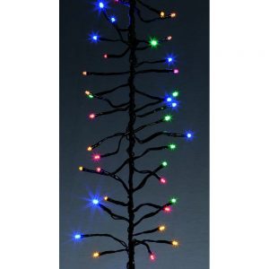 Premier Decorations 480 Multi Action LED Clusters - Multi-colour