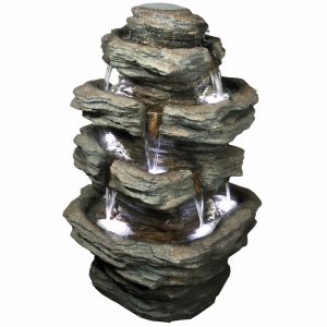 Multifall Slate (360 Degrees) Water Feature