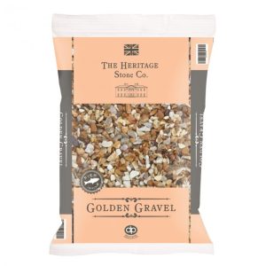Deco Pak 10mm Golden Gravel Stones - 20kg Bag
