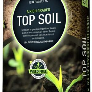 Growmoor 25L Enriched Graded Topsoil